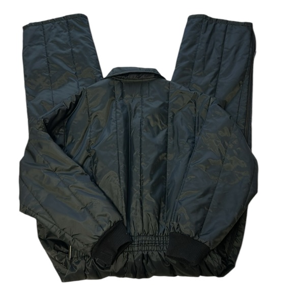 RARE Vintage ICEMAN Snowmobile Snow Suit Ski Snowboarding One Piece Black 2X - Picture 3 of 12